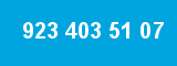 923 403 51 07 923 403 51 07